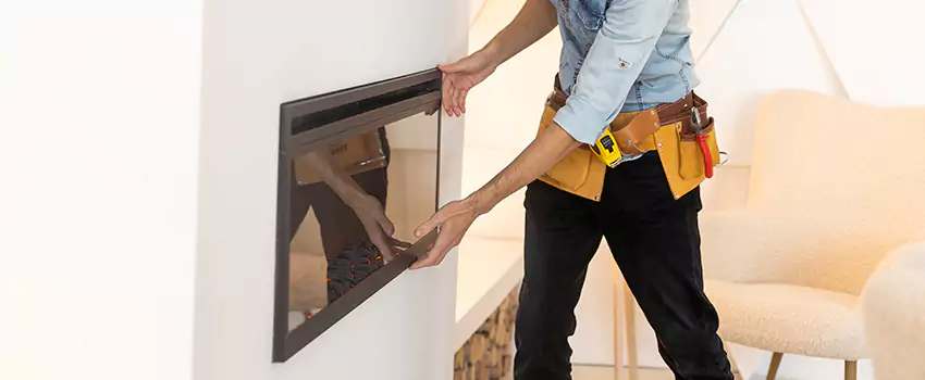 Metal Fireplace Installation in Corcoran, California