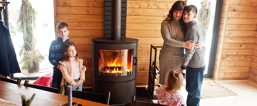 Morso Cast Iron Fireplace Insert Installation in Corcoran, California